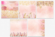 Blush & Gold Dreams Papers, a Texture Graphic by Chus Moreno Studio (Thumbnail 3 of 8)