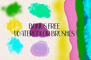 Foliage Grass Watercolor FREE BRUSH, a Brush Add-On by Alexiva (Thumbnail 4 of 5)