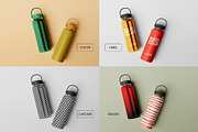 Water Bottle Mockup Set, a Packaging Mockup by Mirachma Project (Thumbnail 5 of 10)