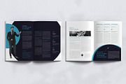 Annual Report Brochure Canva, a Brochure Template by TheBrightGrap (Thumbnail 3 of 11)