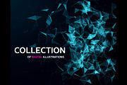 Abstract space backgrounds, a Technology Illustration by Julvil (Thumbnail 3 of 10)