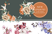 The Watercolor & Ink Flower & Leaf, an Object Graphic by Pretty Little Lines (Thumbnail 11 of 11)
