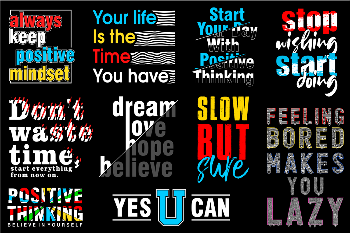 Inspirational & Motivational Bundle, an Object Graphic by D2PUTRI (Photo 26 of 27)