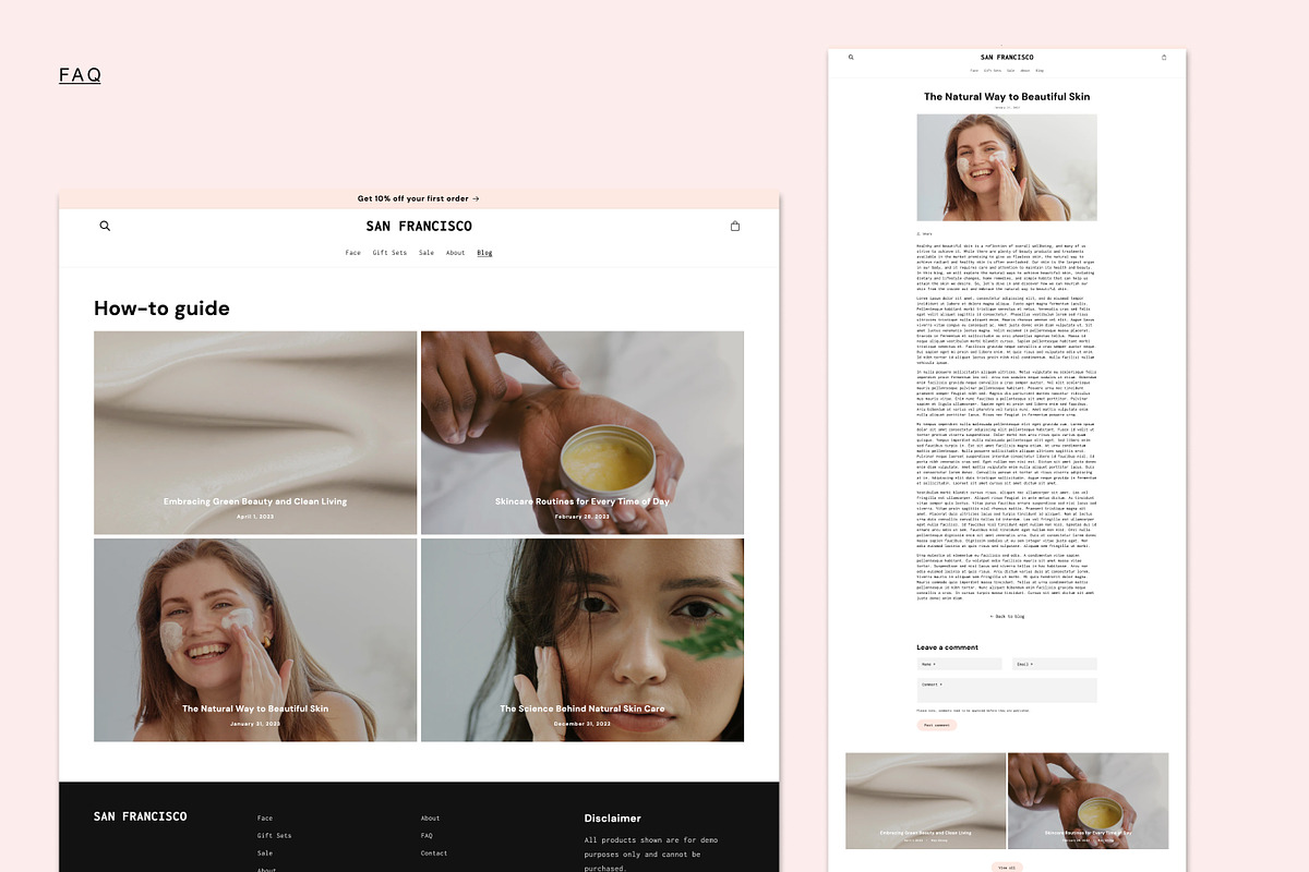 SAN FRANCISCO | Beauty Shopify Theme, a Shopify Template by Studio Mayde (Photo 8 of 9)