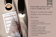 Client Welcome Packet Template | IVY, a Magazine Template by Studio Next (Thumbnail 2 of 12)