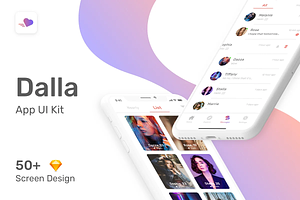 Dalla - Dating App Design UI Kit