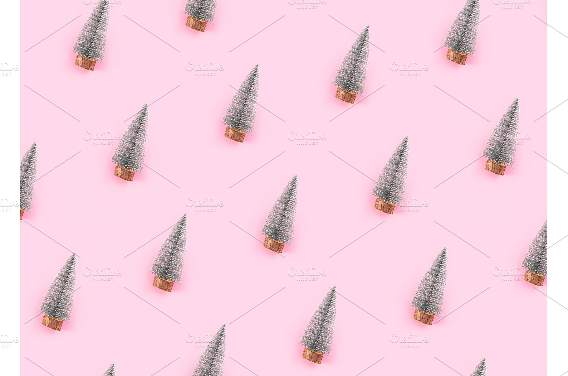 Small toy christmas tree pattern on, a Holiday Photo by Lifemorning