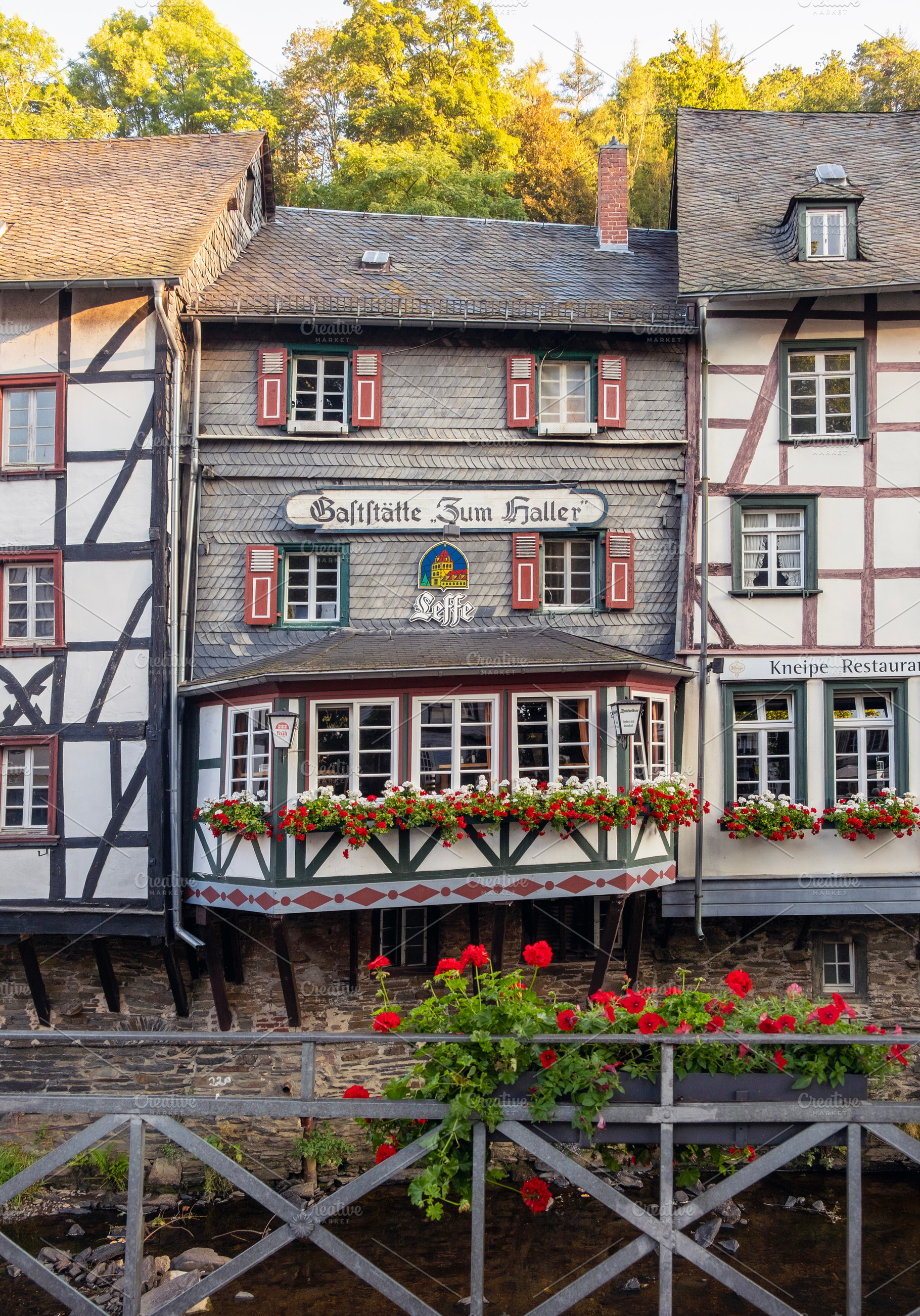 Old restaurant in German town, an Architecture Photo by BOOCYS