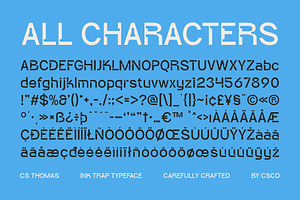 CS Thomas Inktrap Font