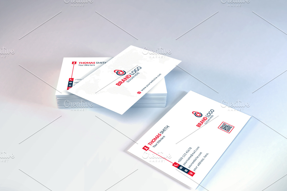 Corporate Business Card Template, a Business Card Template by saifulbranding (Photo 1 of 2)