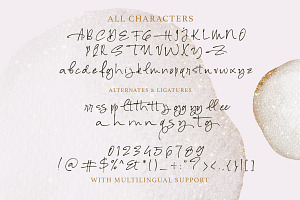 Alessia Harvey - Signature Font