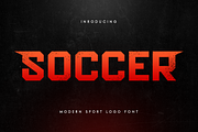 Soccer – Modern Sport Logo Font, a Sans Serif Font by Hamz Studio (Thumbnail 1 of 16)