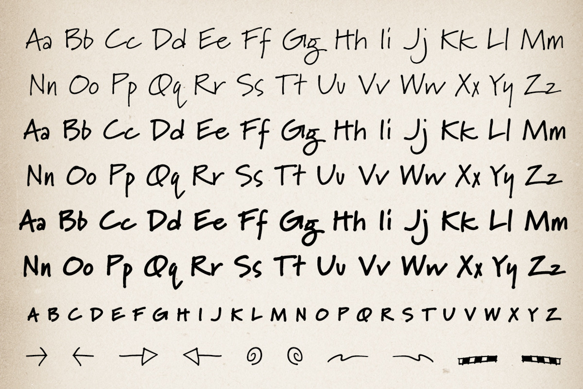 Marydale, a font with personality preview 5