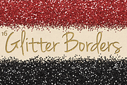 Digital Glitter Borders Clipart Pack, an Object Graphic by Paper Element (Thumbnail 2 of 5)