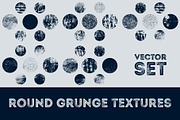 Vector grunge round textures set., a Texture Graphic by PoPaShop (Thumbnail 1 of 6)