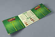 Square Trifold Food Menu Brochure, a Brochure Template by GreenPixi (Thumbnail 5 of 5)