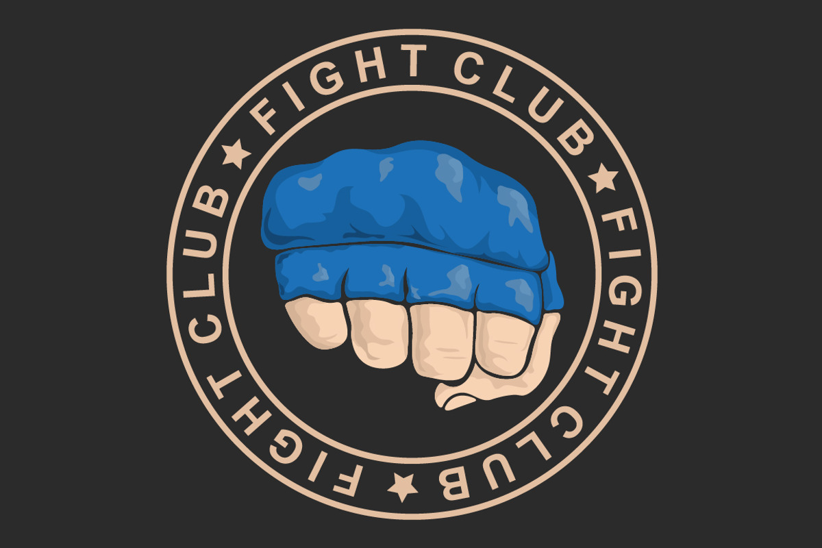 Emblems about fighting club, a Graphic by Tomass2015 (Photo 2 of 3)