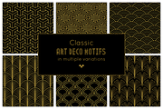 Classic Art Deco Patterns, a Pattern Graphic by HMJS Designs (Thumbnail 3 of 6)