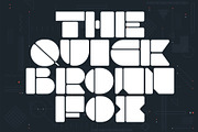 Quo Duo-Geometric display typeface, a Font by Srg® (Thumbnail 3 of 8)