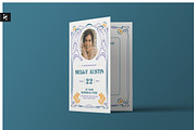 Funeral Program Art Nouveau Theme, a Brochure Template by Neermana (Thumbnail 1 of 4)