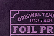 Foil Pressed Paper Template, a Layer Style Add-On by Design Squad (Thumbnail 4 of 4)