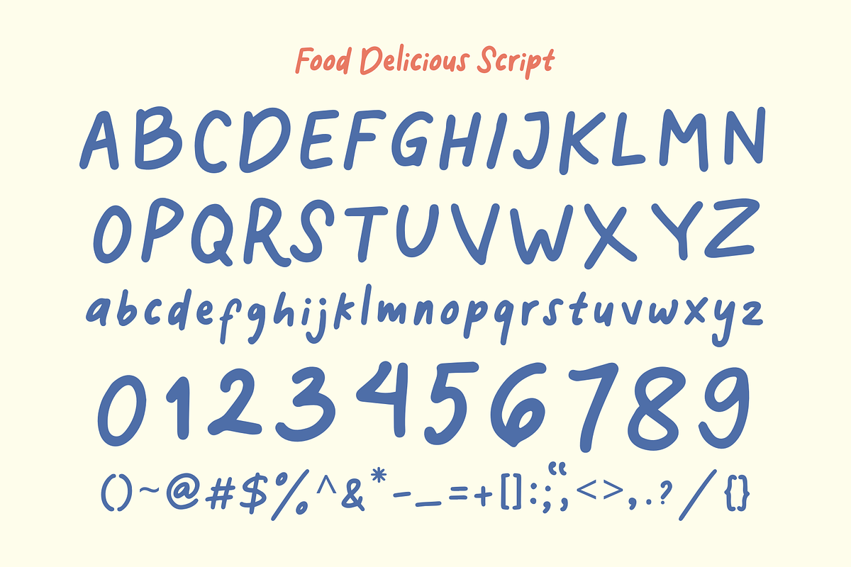 Food Delicious - Branding Logo Font, a Sans Serif Font by Nirmana Visual (Photo 5 of 13)