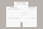 Budget Planner Pages Set V-19, a Stationery Template by shahsoft (Thumbnail 3 of 3)