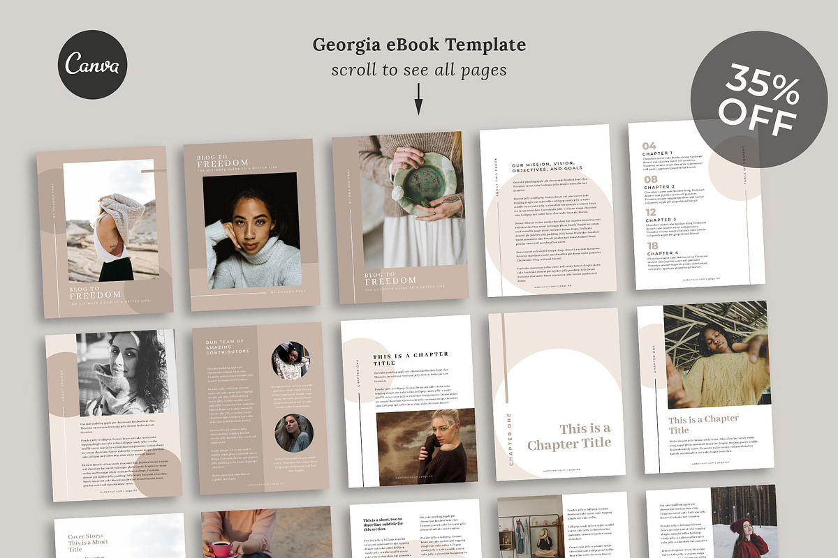 eBook Duo Pack in Canva, a Magazine Template by Studio Sugoi (Photo 7 of 10)