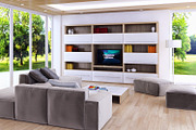 24 TV Display Mockup, a Product Mockup by Walentin (Thumbnail 5 of 21)