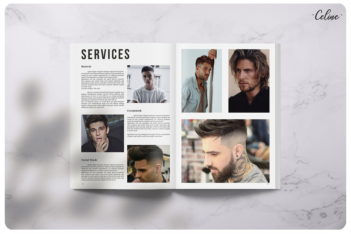 GENTLEMEN Lookbook Template, a Magazine Template by Celine Studio (Photo 8 of 11)