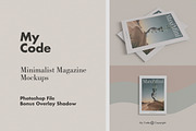Minimalist Magazine Mockup, a Magazine Template by My Code Std (Thumbnail 1 of 7)