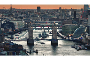 Tower Bridge crossing River Thames, an Architecture Photo by Goinyk