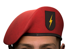 Military Red Beret Of Special Forces