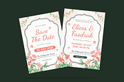 Lilies Valley Wedding Invitation, an Invitation Template by iDoodle Studio (Thumbnail 2 of 4)