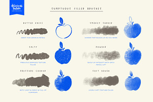 Delicious Texture Procreate Brushes