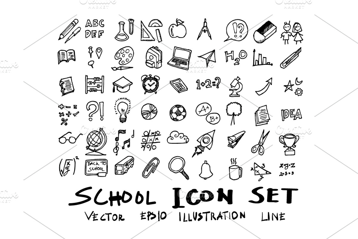 4700 Hand Drawn doodle Icons, an Outline Icon by TKDoodle (Photo 4 of 64)