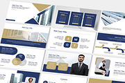 Blue and Gold Powerpoint Template, a Presentation Template by SKY CREATION (Thumbnail 5 of 6)