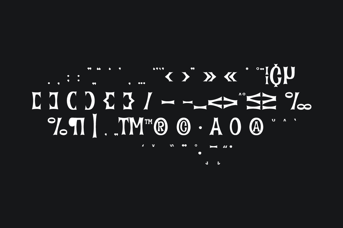 Tinokpa - Halloween Font, a Blackletter Font by QR Design Studio (Photo 5 of 11)