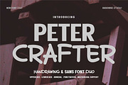 Peter Crafter a Font Duo, a Sans Serif Font by Rasiorise Studio (Thumbnail 1 of 12)