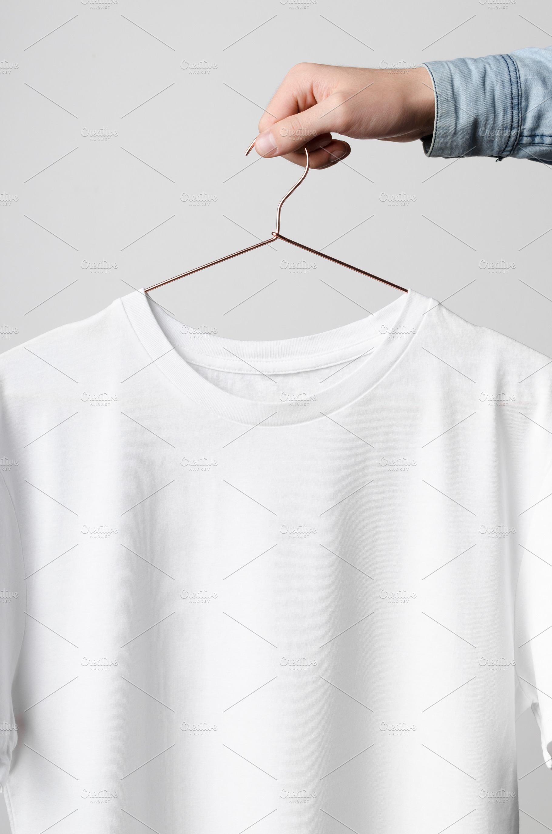 Men's crew neck t-shirt mockup JPEG, a Beauty & Fashion Photo by Shablon