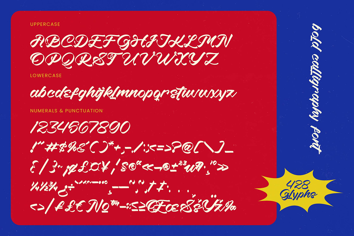 Shading Flash Bold Calligraphy Font, a Script Font by stylishtype.co (Photo 18 of 20)