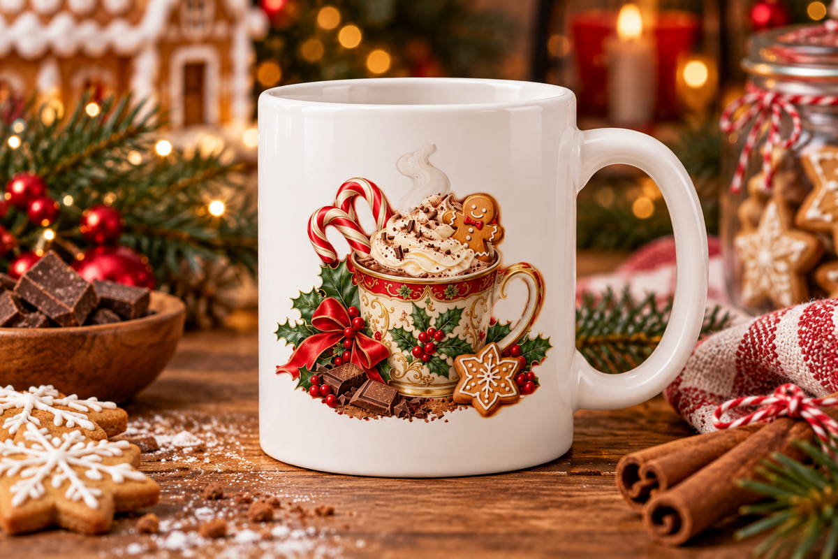 Vintage Christmas Gingerbread Bundle, an Object Graphic by Colorsfav (Photo 4 of 7)