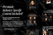 Medspa Canva Instagram Templates, a Social Media Template by Xenié Creative (Thumbnail 3 of 10)
