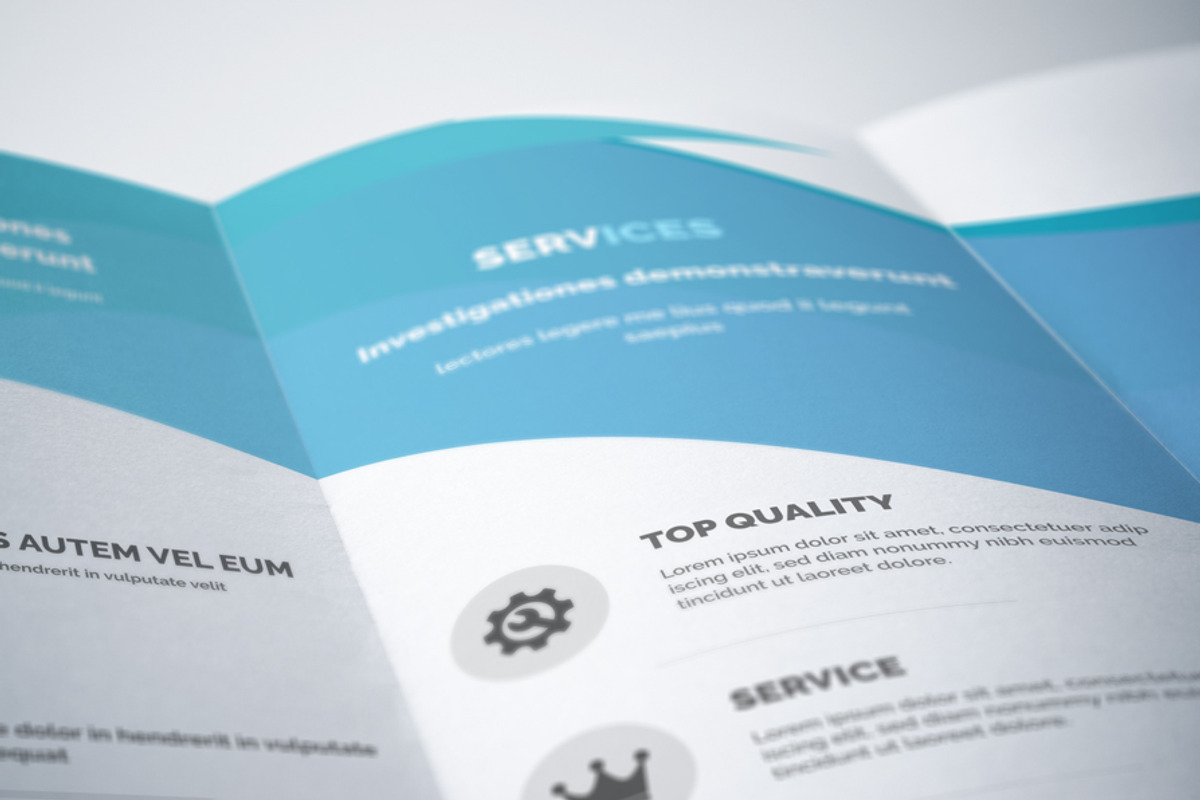 Business Trifold Brochure, a Brochure Template by Creative Shop (Photo 4 of 4)