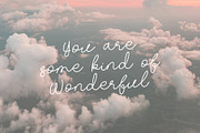 Something Peach, a Script Font by Paul Hewitt (Thumbnail 3 of 9)