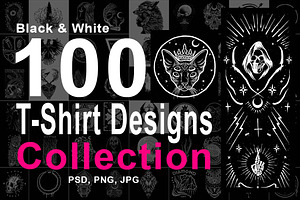 100 T-Shirt Designs Super Collection