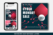 bundle discount 50% Monday cyber, a Social Media Template by Izalsye (Thumbnail 4 of 5)