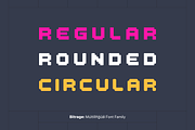 Bitrage Cyrillic Pixel Typeface, a Sans Serif Font by alpercakici (Thumbnail 5 of 17)