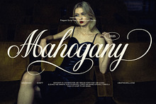 Mahogany Wedding Script Font