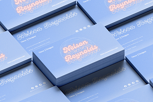 Retro Business Card Template